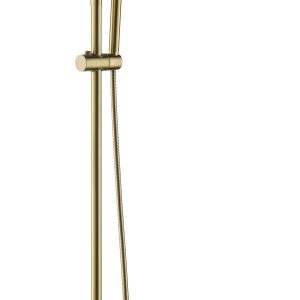 Chalirs Brushed Gold 2-Function Exposed Square Shower System